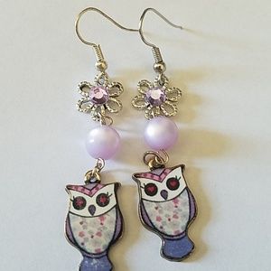 Handmade "Owl Always Love You" Earrings